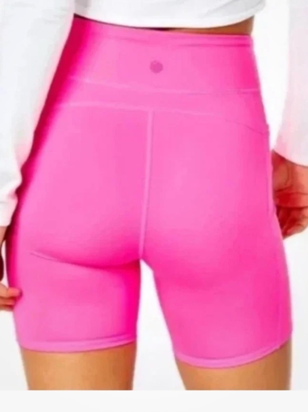 LILLY PULITZER Pink Isle Weekender High Rise Luxletic Golf Shorts UPF 50 Size XL - Picture 3 of 7